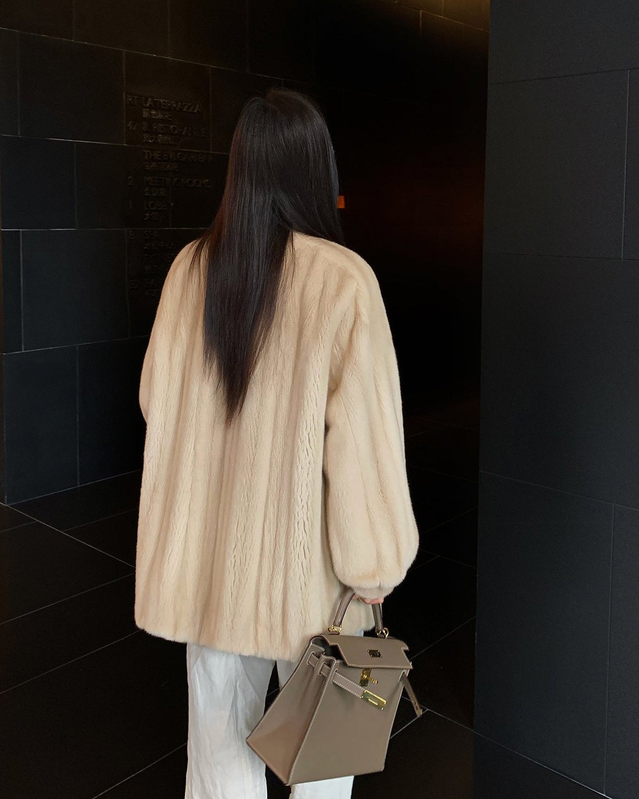 Meteor Variations Sable Fur Coat