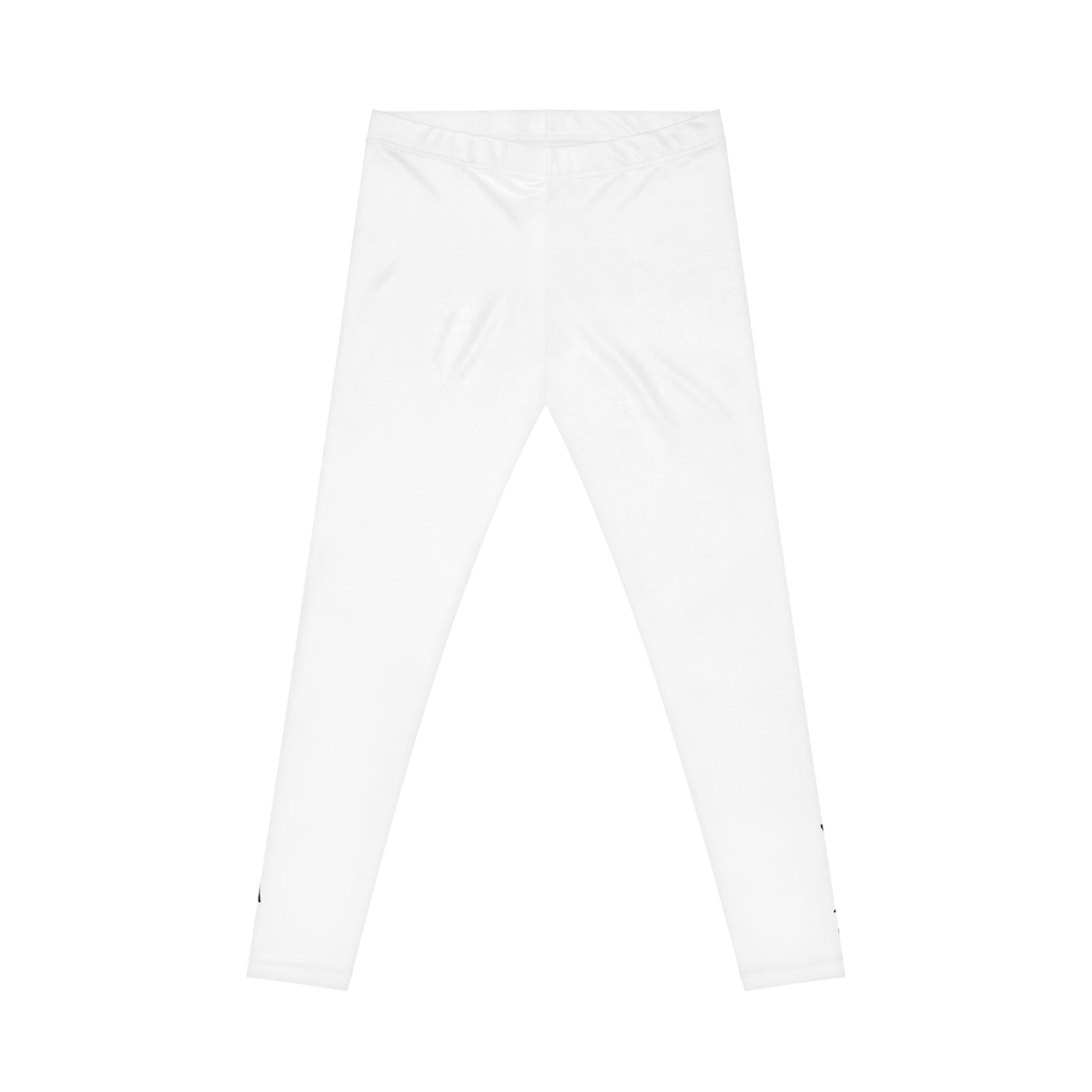 Everyday Active Leggings with Side Logo Script | White