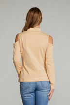 Cold Shoulder Long Sleeve Top