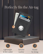 Slim Card Holder with Air Tag Holder