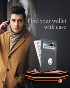 Slim Card Holder with Air Tag Holder