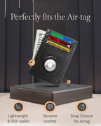 Slim Card Holder with Air Tag Holder