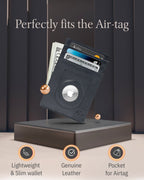 Slim Card Holder with Air Tag Holder