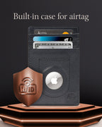 Slim Card Holder with Air Tag Holder