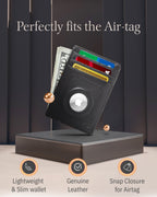 Slim Card Holder with Air Tag Holder