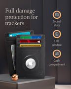 Slim Card Holder with Air Tag Holder