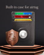 Slim Card Holder with Air Tag Holder