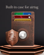 Slim Card Holder with Air Tag Holder