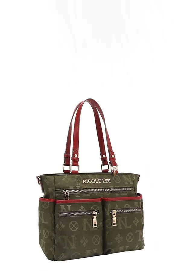 Nicole Lee USA Multi-Compartment Convertible Tote Bag
