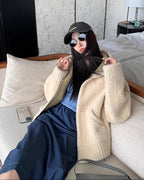 Fireladyfur Women's Hooded Merino Sheepskin Jacket ‘Bad Boy’