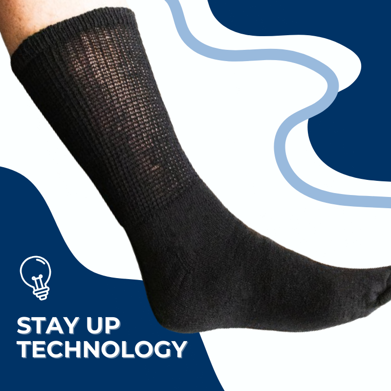 Women's Cotton Diabetic Crew Socks | 6 Pairs