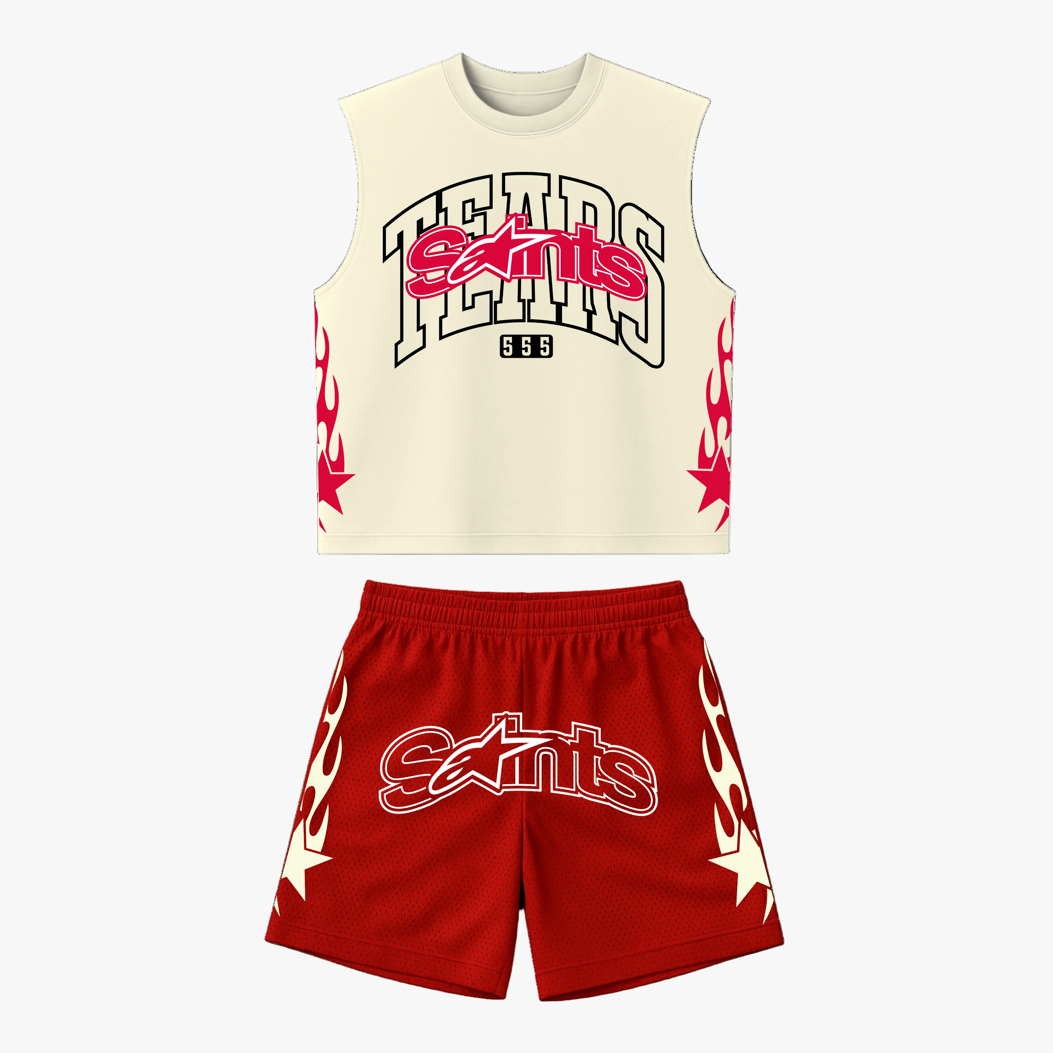Saint Tears Mesh Cut Off Set