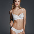 Bra Milavitsa Underwired Triple Segment Cotton-Lined | 102830