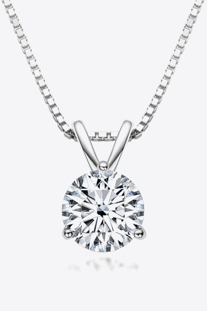 Show Off 1 Ct Moissanite Pendant Necklace