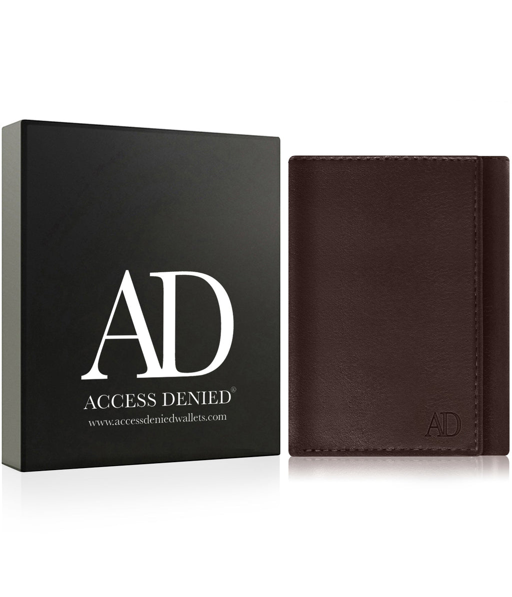 Trifold Wallet with Flip-Up ID