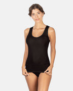 EGi Luxury Merino Wool Silk Wide Strap Tank Top