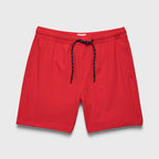 Jimmy 6.5" Retro Volley Swim Shorts | Pompeian Red