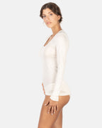 EGi Luxury Merino Wool Silk Women's Long Sleeve T-Shirt | 143