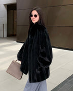 Meteor Variations Sable Fur Coat