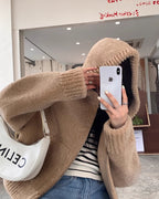 Fireladyfur Women's Hooded Merino Sheepskin Jacket ‘Bad Boy’