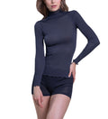 EGi Luxury Wool Silk Turtleneck Long Sleeve Top | 1494