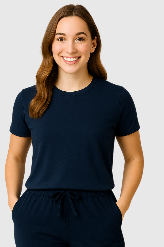 Everyday Bamboo T-Shirt Women | Navy