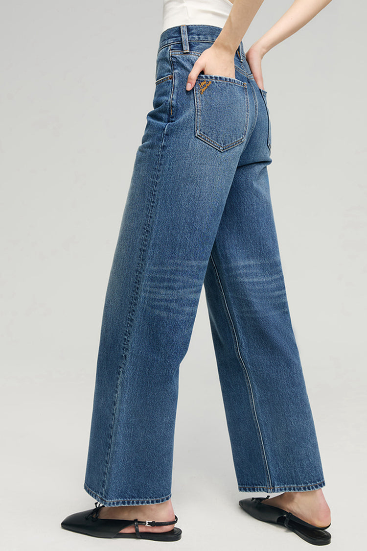 The Cityer Crop Wide Jeans | HJ009