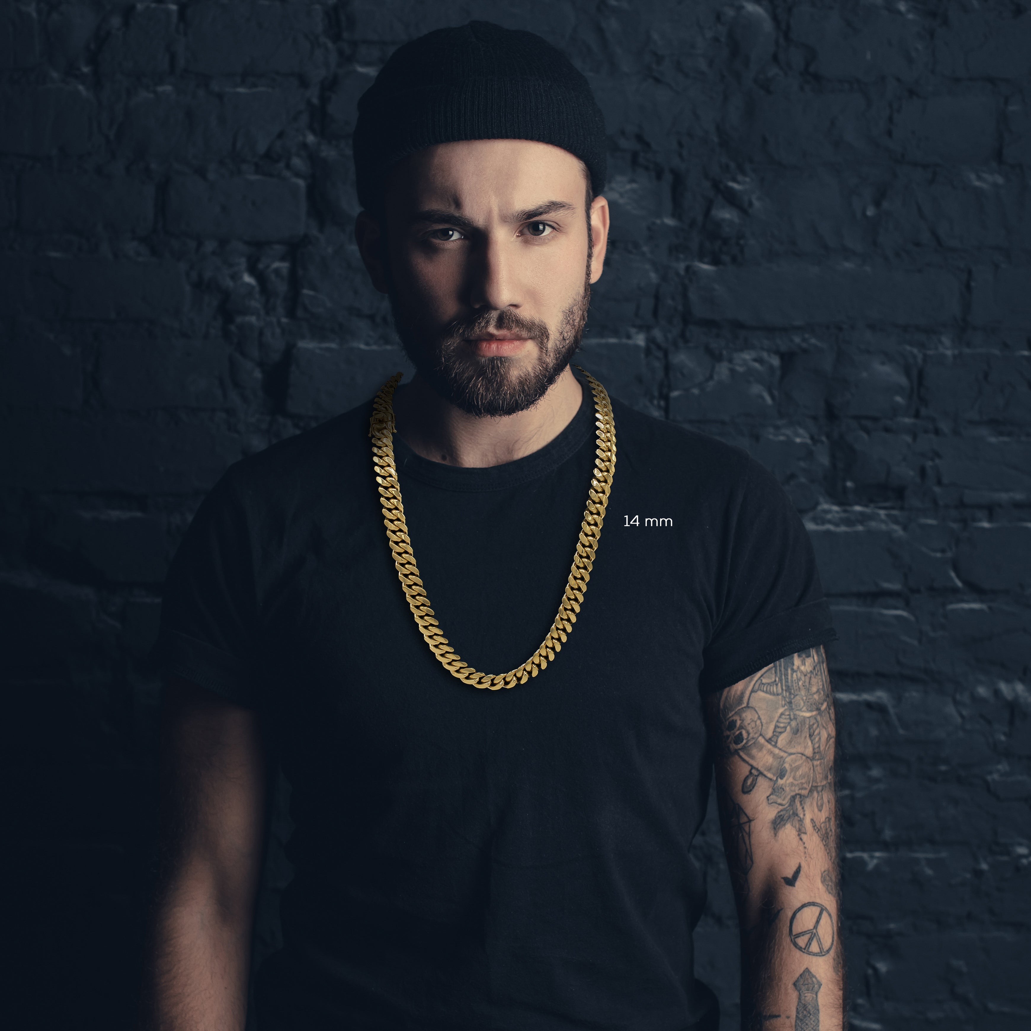 Cuban Link 18K Gold Plated Necklace 30"