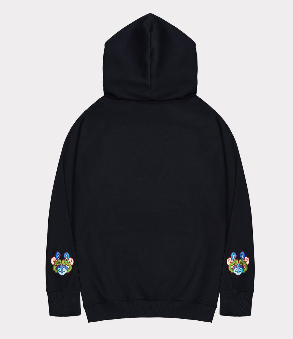 Mountains Embroidery Hoodie | KH9232