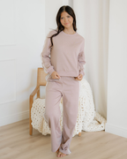 Varsity Pullover & Wide Leg Pants (2 pcs) Outfit