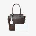 Chestnut Charm Brown Leather Tote