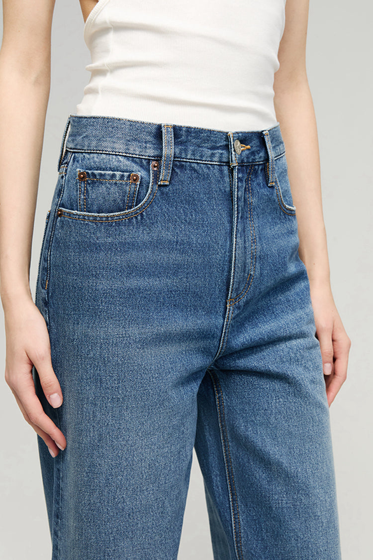 The Cityer Crop Wide Jeans | HJ009
