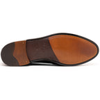 Savannah Calfskin Penny Loafer | Black