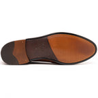 Savannah Calfskin Penny Loafer | Chili