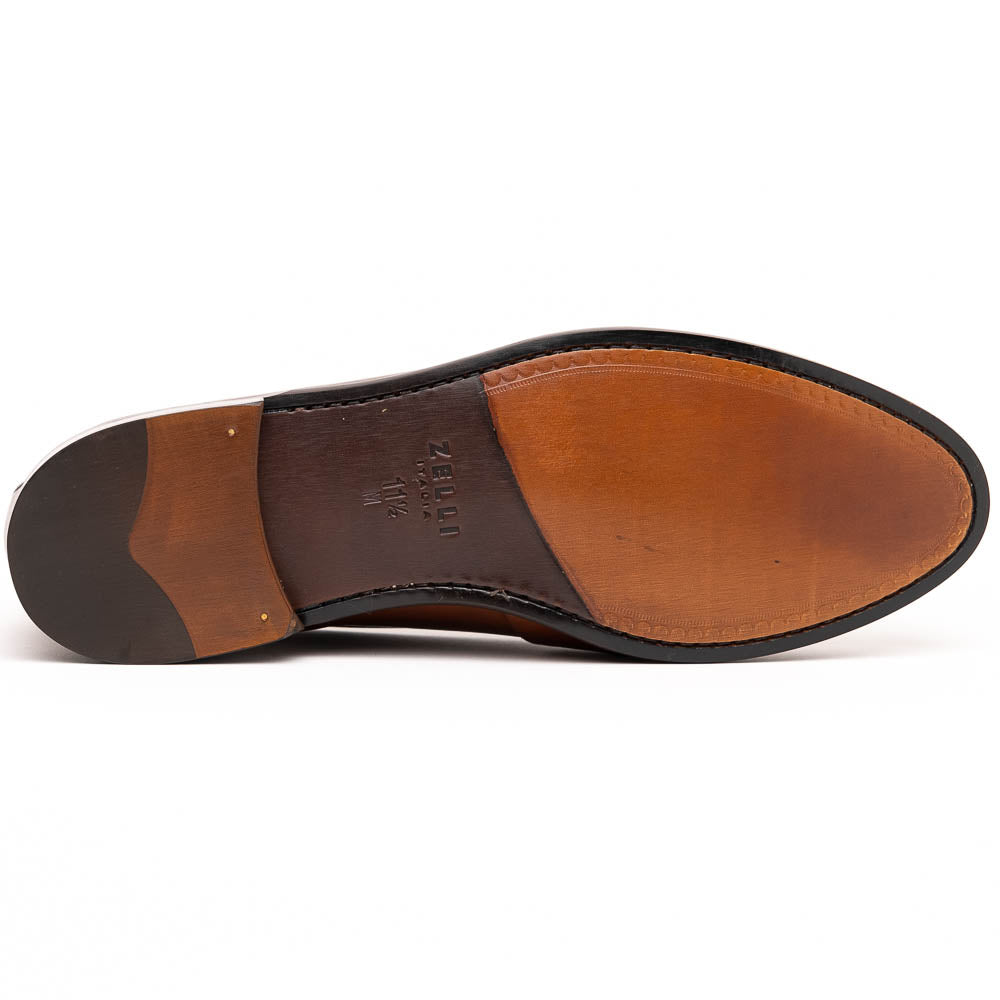 Savannah Calfskin Penny Loafer | Chili