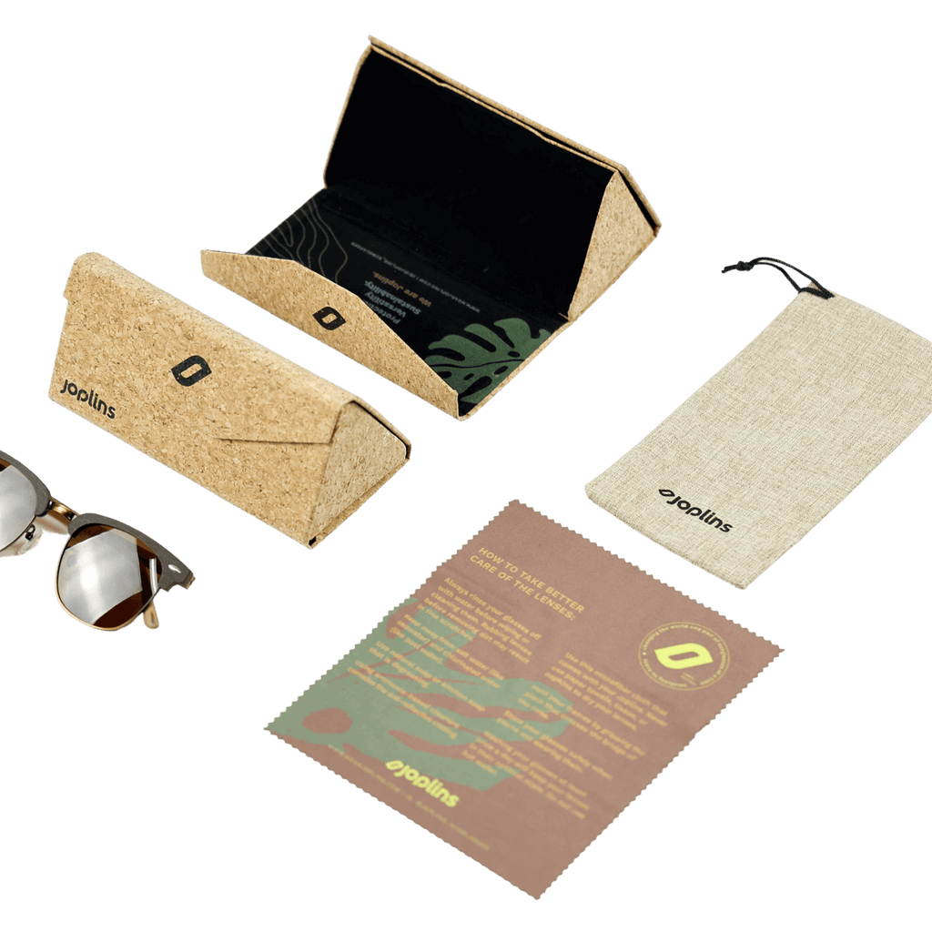 Ganges Unisex Wood and Bio Acetate Sunglasses