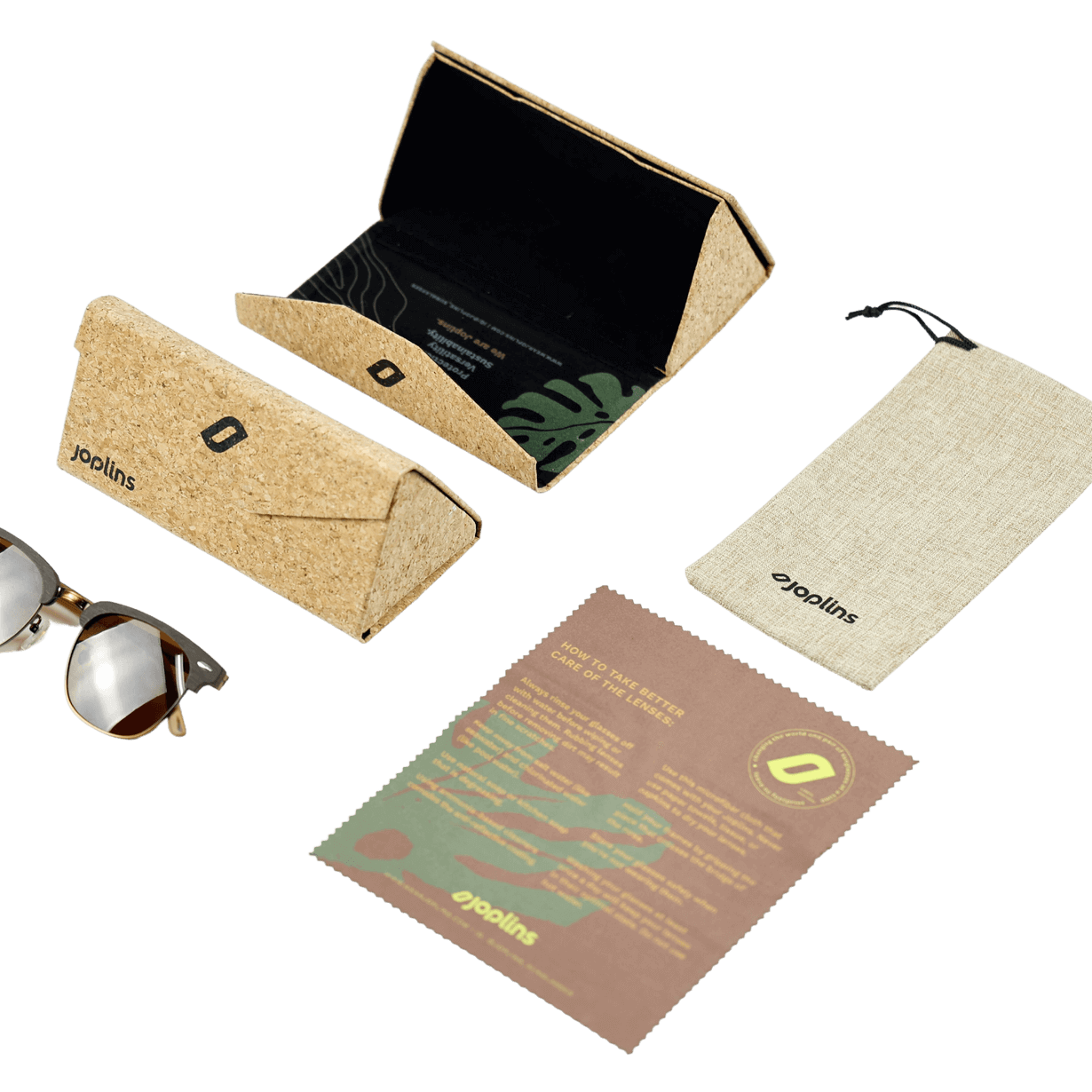 Lark Unisex Wooden Sunglasses
