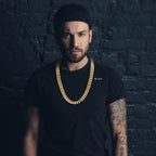 Cuban Link 18K Gold Plated Necklace 30"