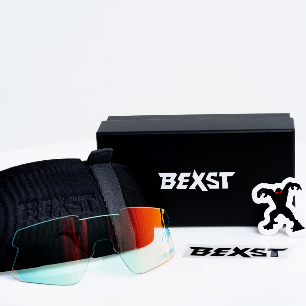 Twin Lens Nixie Wraparound Sunglasses BEXST