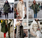 Fireladyfur Women’s Goose Down Parka Coat with Toscana Shearling Fur