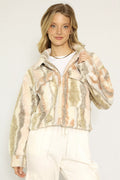 Marble Sherpa Jacket