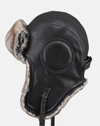 Vintage Style Genuine Sheepskin Aviator Hat