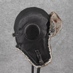 Vintage Style Genuine Sheep Leather Aviator Hat