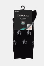 Conte Cotton Socks Diwari Happy | Black 164