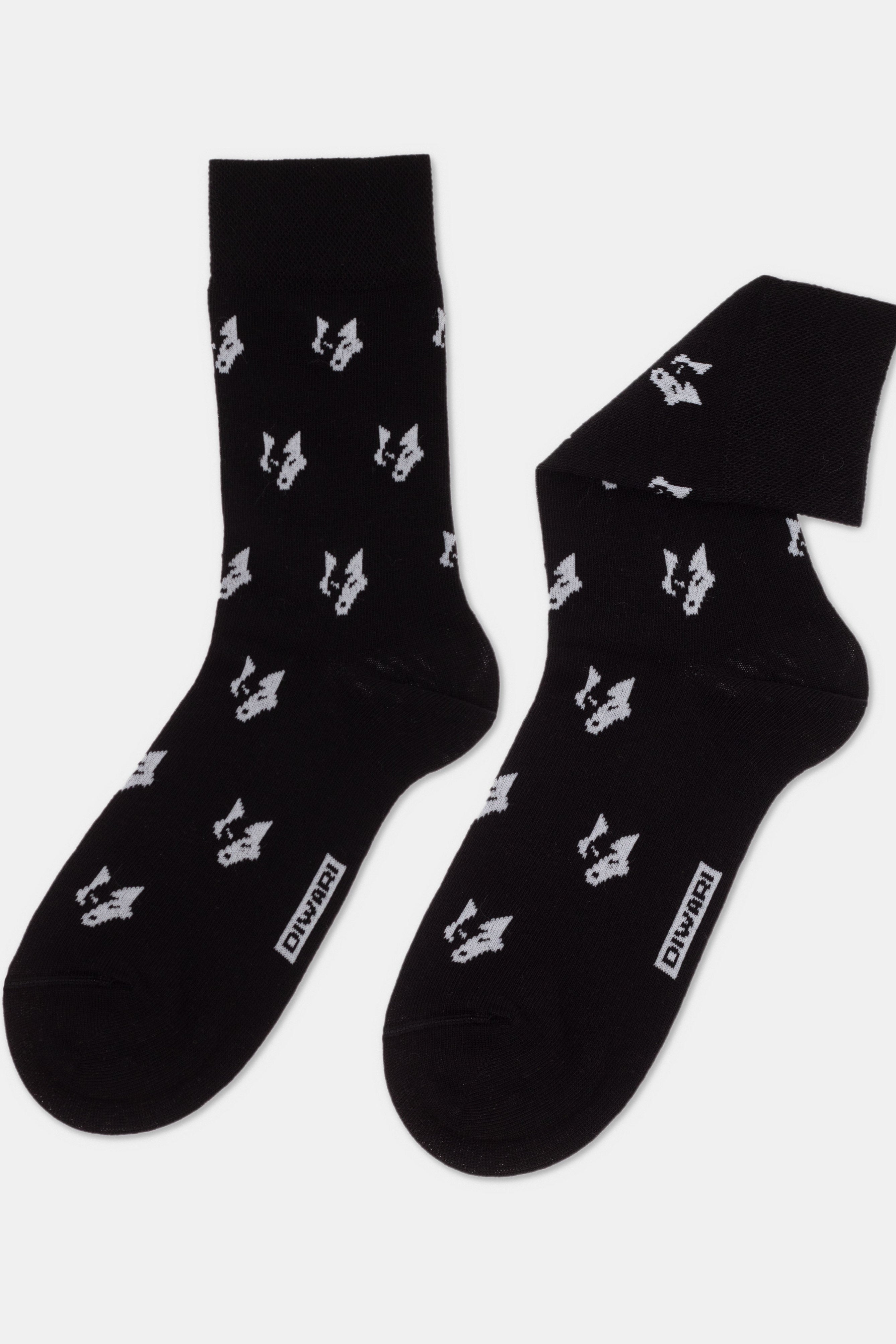 Conte Cotton Socks Diwari Happy | Black 164