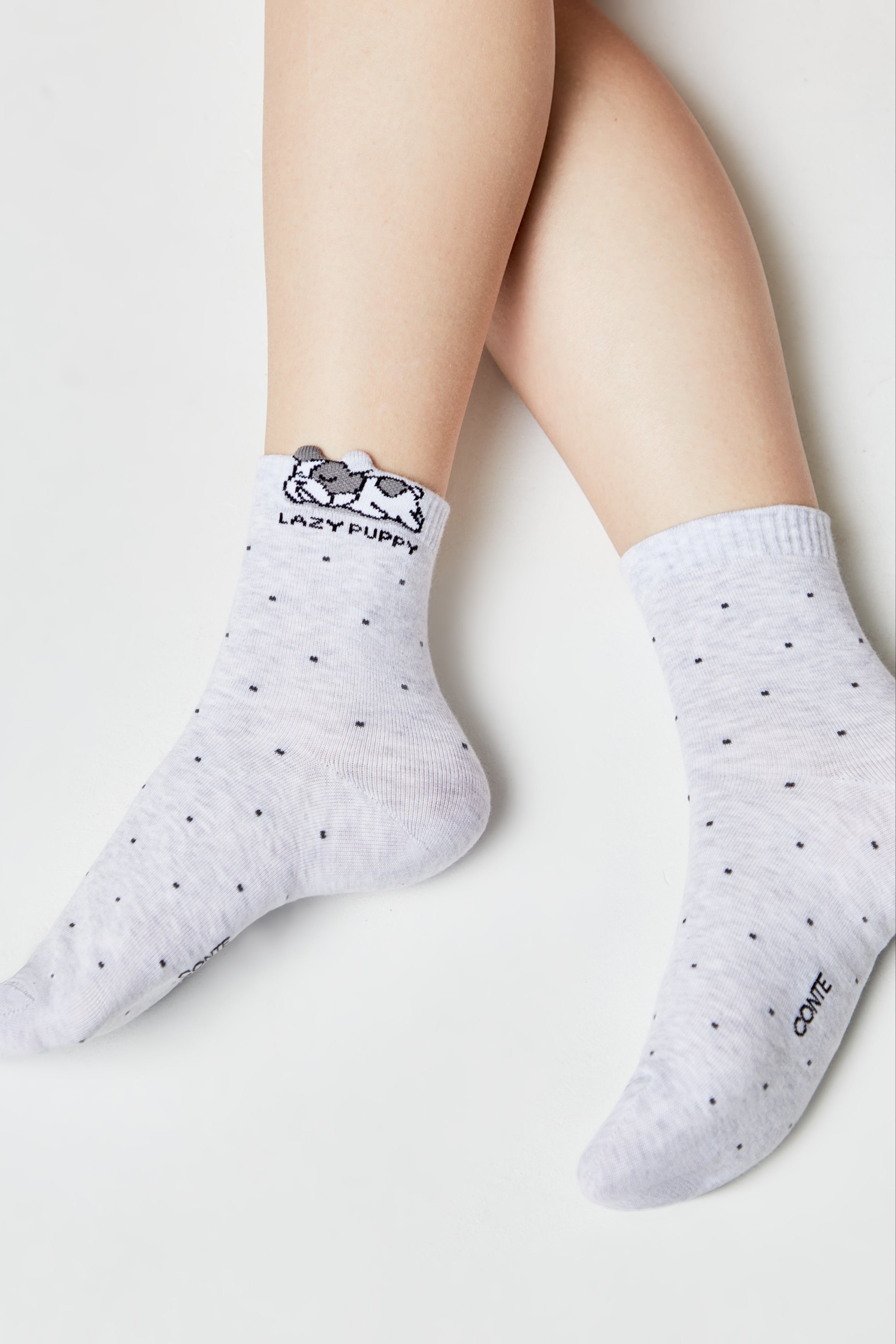 Conte Cotton Socks Classic 252 Light Grey
