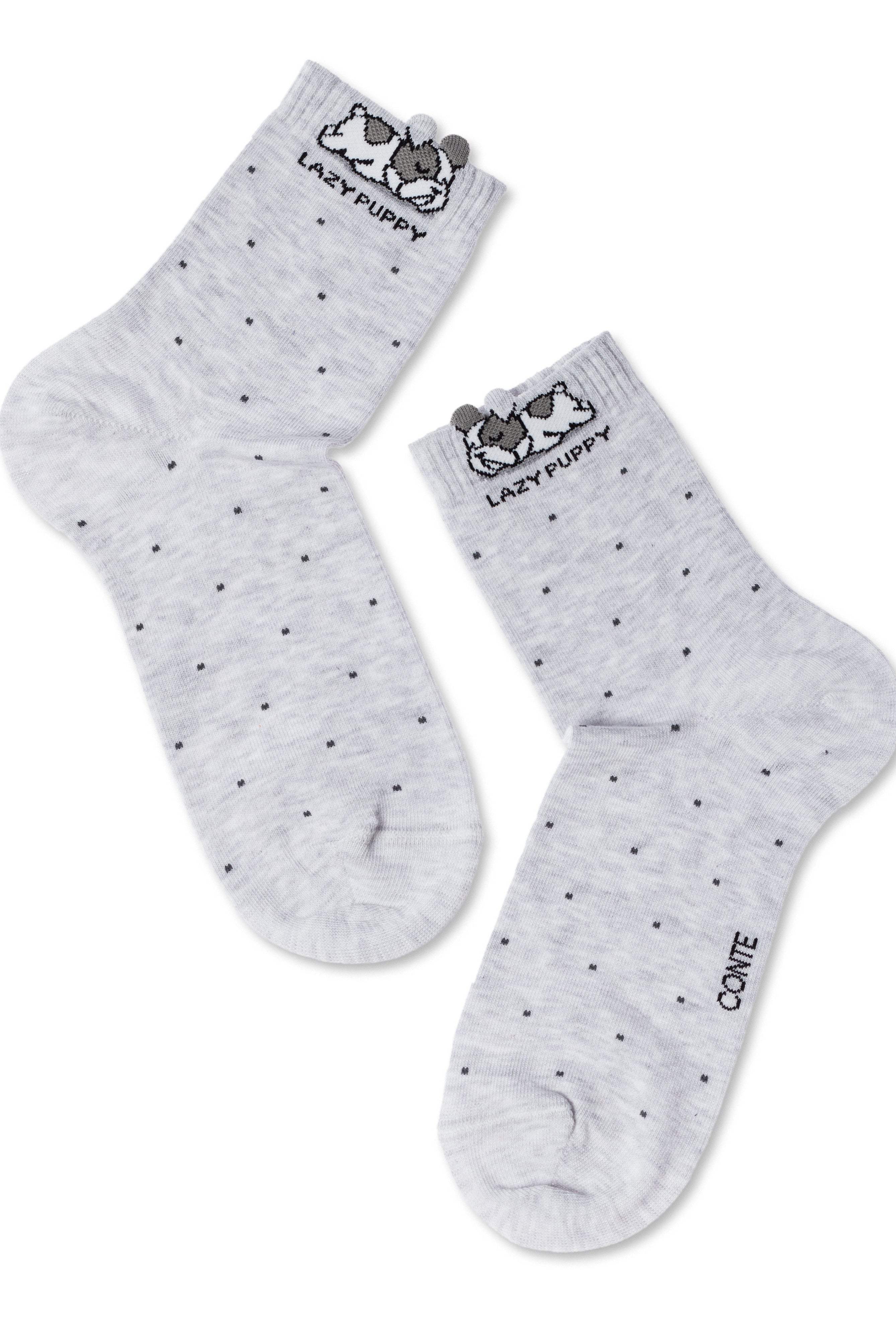 Conte Cotton Socks Classic 252 Light Grey