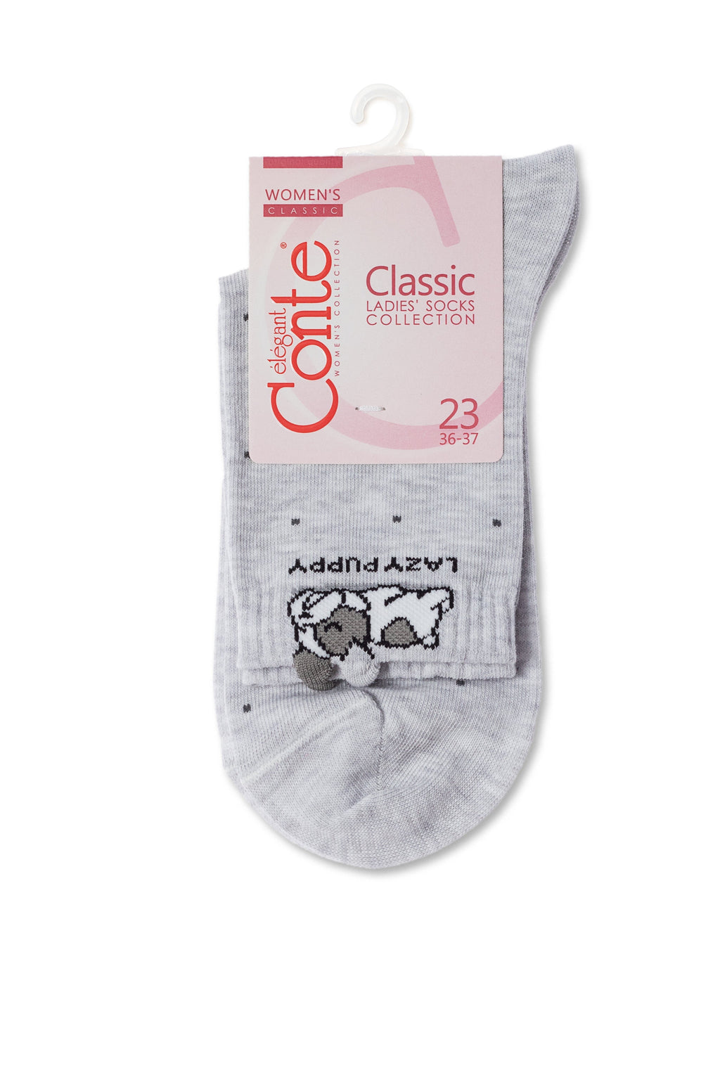Conte Cotton Socks Classic 252 Light Grey