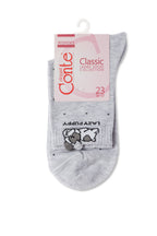Conte Cotton Socks Classic 252 Light Grey