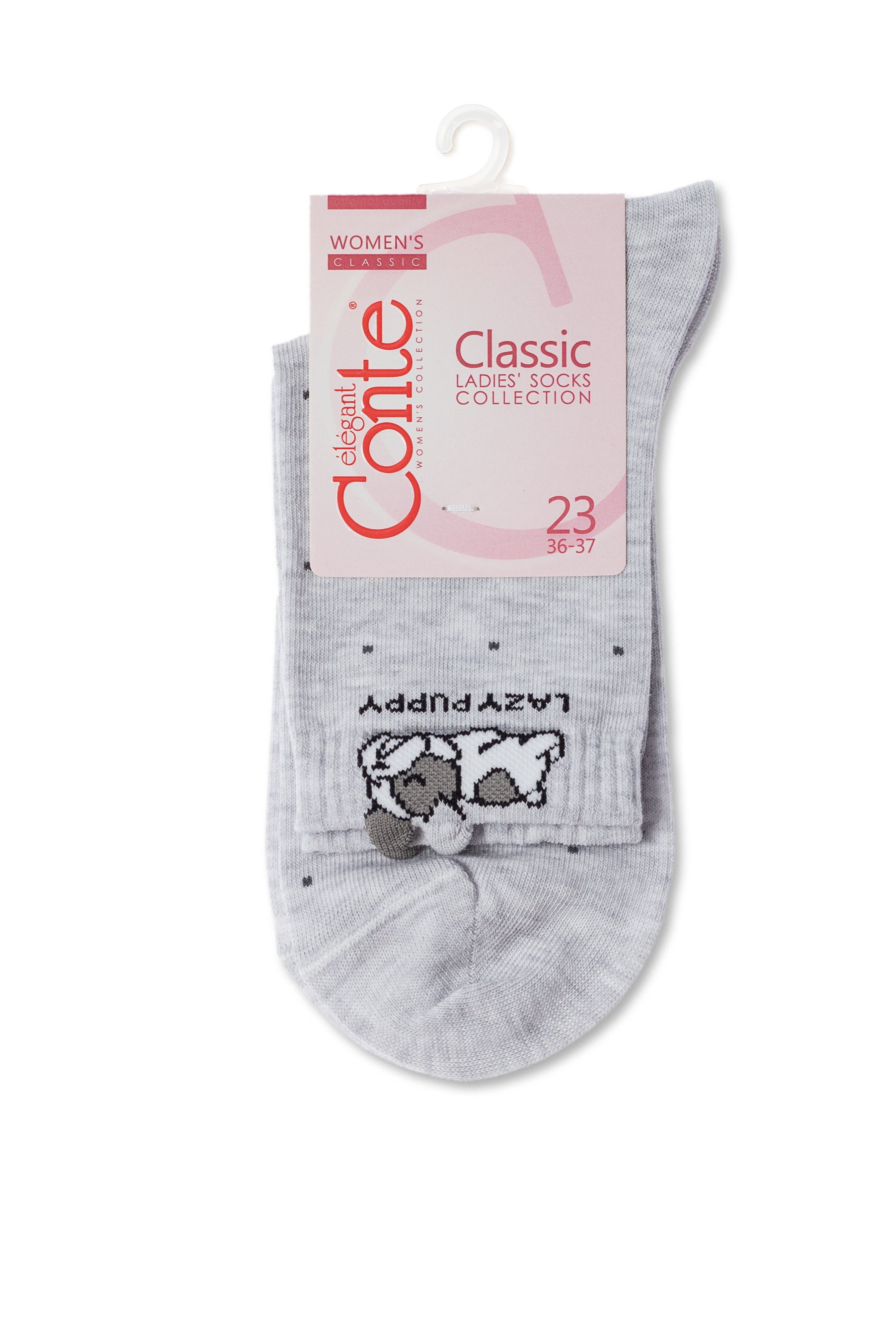 Conte Cotton Socks Classic 252 Light Grey